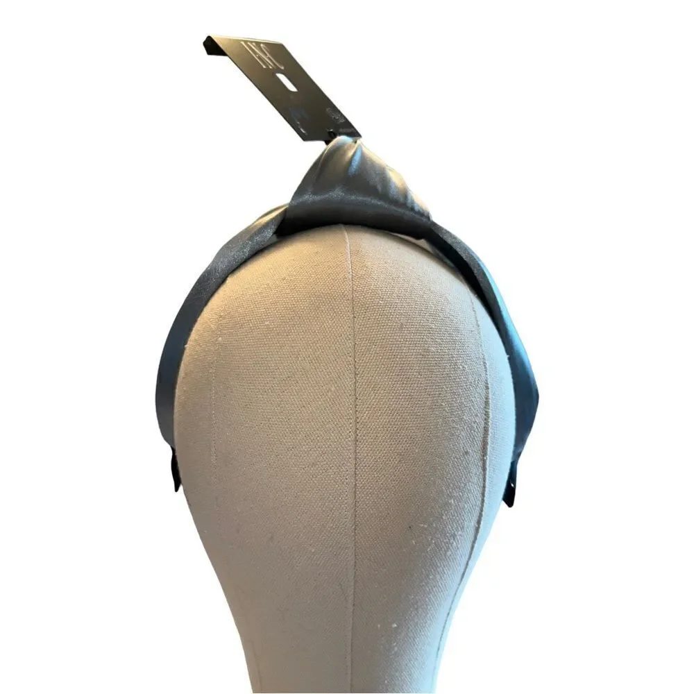 INC International Concepts Knotted Satin Headband Gray New